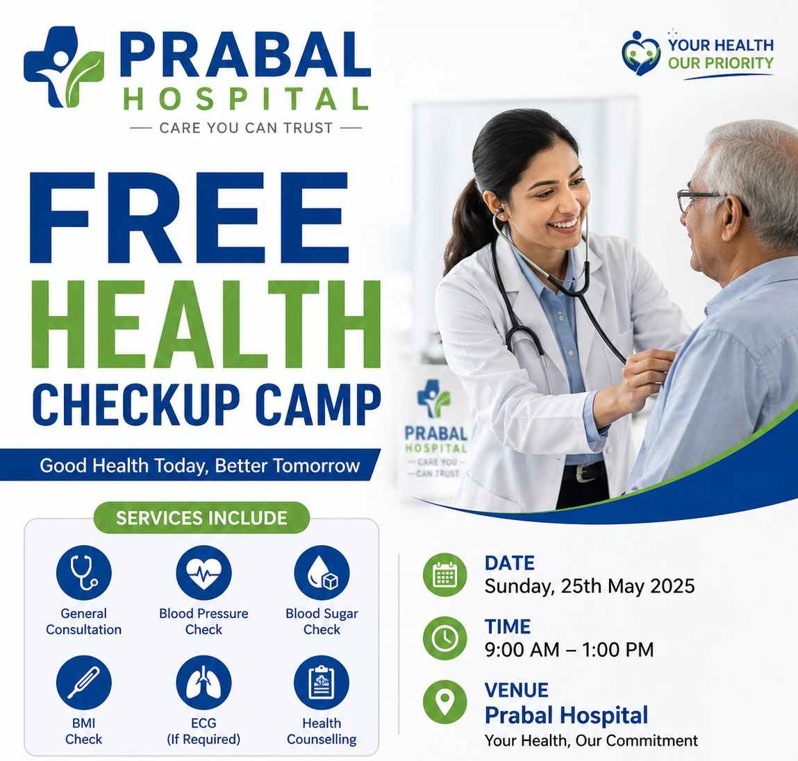 Free Health Checkup Camp